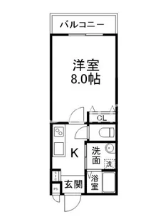KOTOステージ伏見稲荷【1階】の間取り
