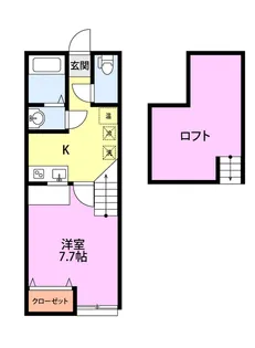 ハッピータウン山谷【2階】の間取り