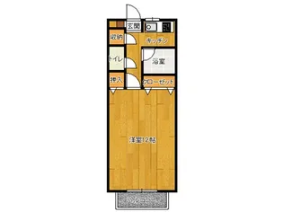 モンヴェール【1階】の間取り