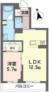 クオリスタ柏西【3階】の間取り