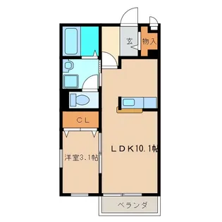 STO吾妻【2階】の間取り