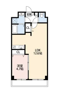 Emigrant【4階】の間取り