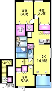 Maison Oxalis II【2階】の間取り