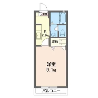 レジェンド・ヤマト大泉【2階】の間取り