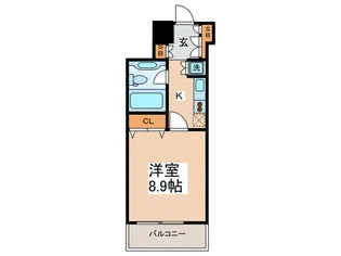 LaSante池田山【9階】の間取り