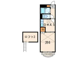 パインヒルズ西明石【2階】の間取り