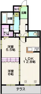 ルーチェ スギヤマ【1階】の間取り
