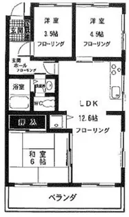ウエルス日進ハウス【1階】の間取り