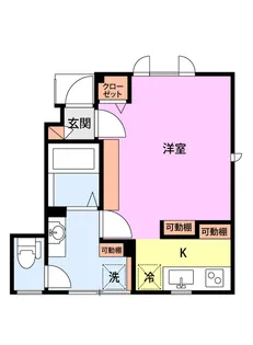 Common東明B棟【1階】の間取り