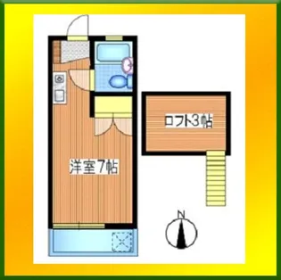 小谷戸フラワーハイムII【2階】の間取り