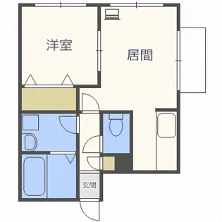 ル・ファール澄川アネックス【2階】の間取り