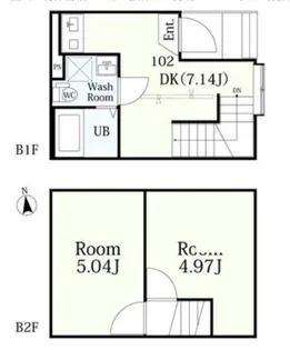 CICADA RESIDENCE OGIKUBOの間取り