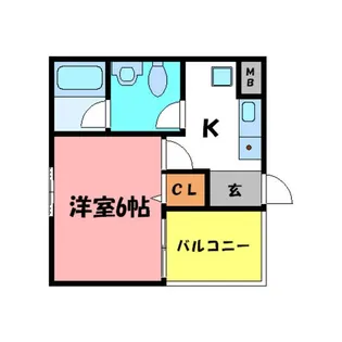 セルサス明石壱番館【2階】の間取り