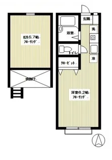 パールハイム参番館【1階】の間取り