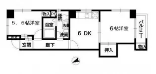 白島中町河野ビル【4階】の間取り
