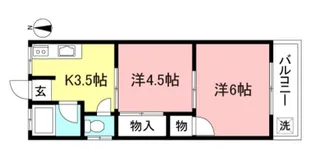 小菅ハイツ【1階】の間取り