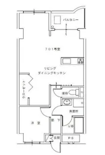 扇インペリアルコート【8階】の間取り
