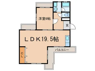 アトラスFu【1階】の間取り