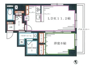 ヴァローレ野方【Valore nogata】【3階】の間取り