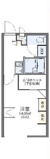 レオパレス鈴木【2階】の間取り