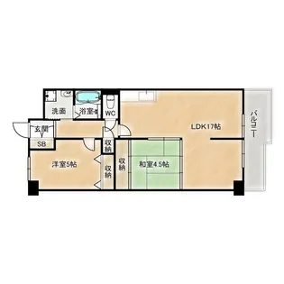 桜宮コンソルト【6階】の間取り