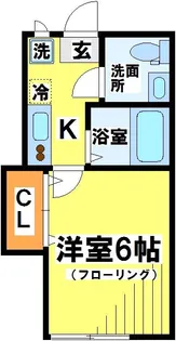 グランプラスつつじヶ丘【1階】の間取り