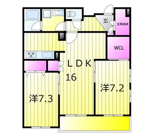 楓雅24【3階】の間取り