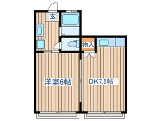 ロッキーホーム【2階】の間取り