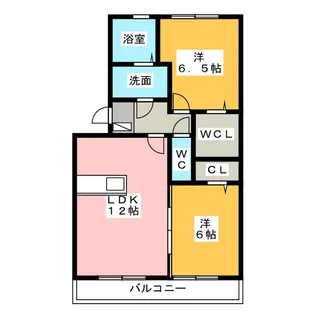 LUXE FORT【1階】の間取り