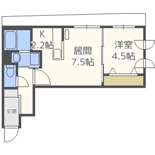 シティプレミア宮の森【4階】の間取り