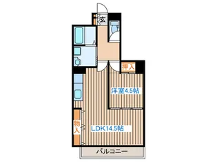 朝日プラザ九番丁-II【2階】の間取り