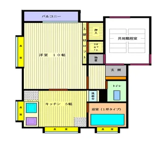 プチシャトー F【2階】の間取り