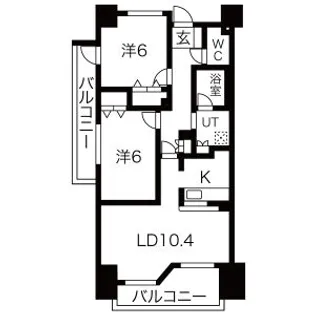 ヴィラエーデル大須【4階】の間取り
