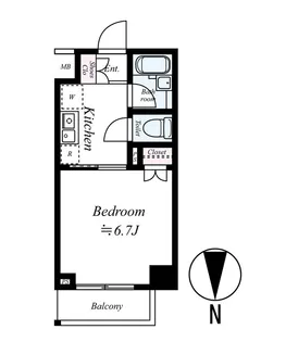 エテルノ両国【2階】の間取り
