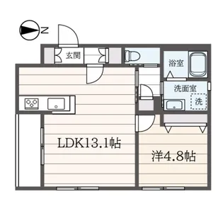 MAISON DE BONHEUR【1階】の間取り