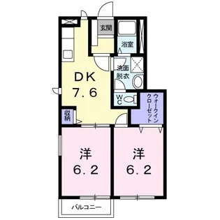 フェア・レジデンスAK【1階】の間取り