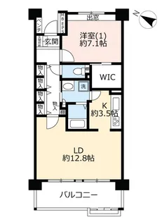 UR幕張ベイタウンパティオス22番街【6階】の間取り