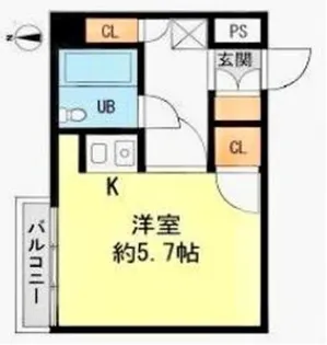 ライオンズマンション神楽坂第6【3階】の間取り