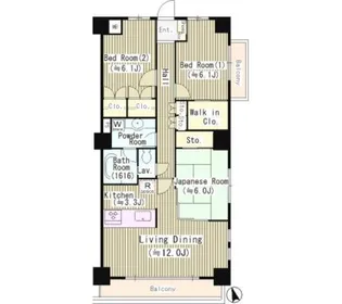 アウルレジデンス目白【8階】の間取り