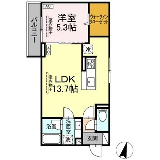 ドムスクレスト湘南台【2階】の間取り