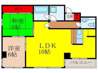 キャメルコート【1階】の間取り