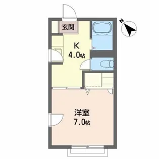 花ヴィレッジ【2階】の間取り