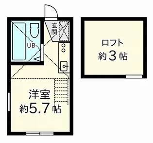 エクレール千歳烏山【2階】の間取り