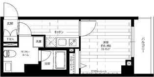 グランドコンシェルジュ日本橋水天宮【7階】の間取り