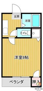 コーポ平原I【2階】の間取り