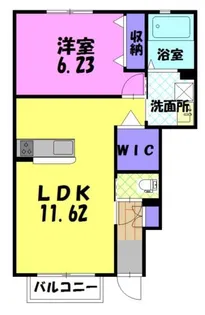 メゾン ド コリーヌ【1階】の間取り