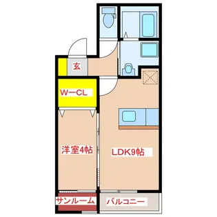 BREZZA【1階】の間取り