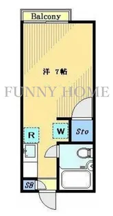 ベルシオンビラローザ【2階】の間取り