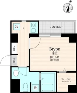 「防音マンション」Konomi Tokiwadai【5階】の間取り