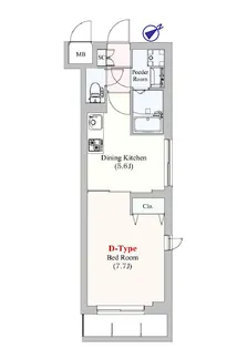 Fortuna武蔵小山【3階】の間取り